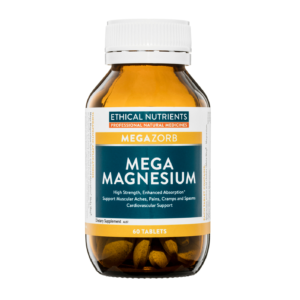 Ethical Nutrients MEGAZORB Mega Magnesium supports muscular aches, pains, cramps and spasms.