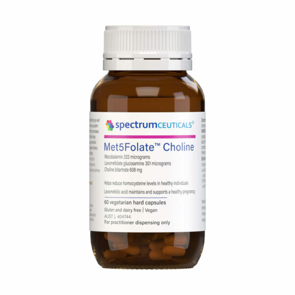 SpectrumCeuticals Met5Folate™ Choline 60 Capsules